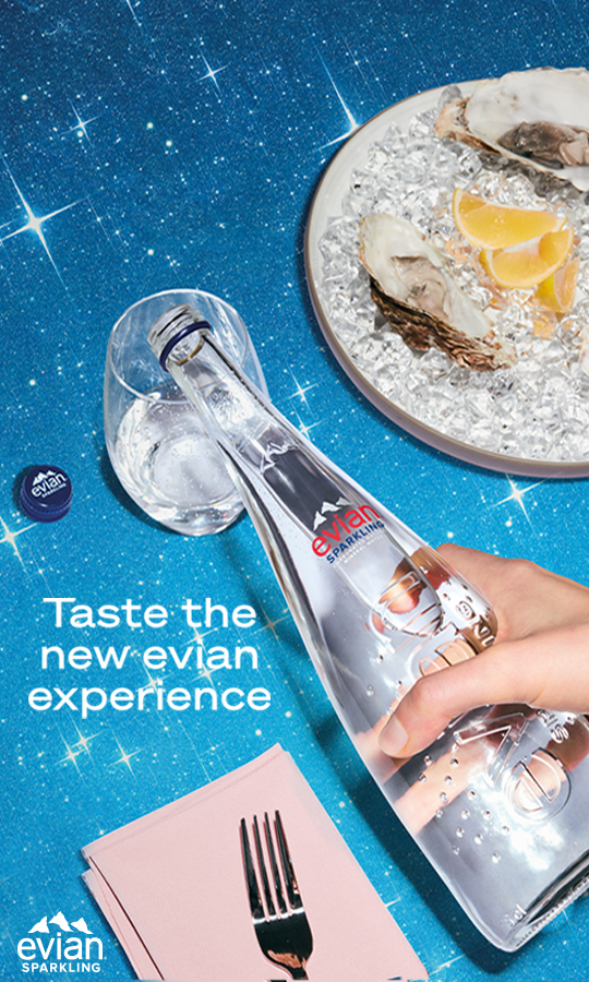 Taste the NEW evian experience